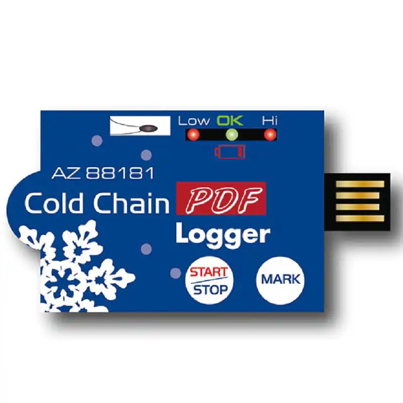 88181 Logger PDF de cadena fría de un solo uso